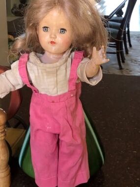 1950s Doll Ideal Toni Home Permanent 14” tall